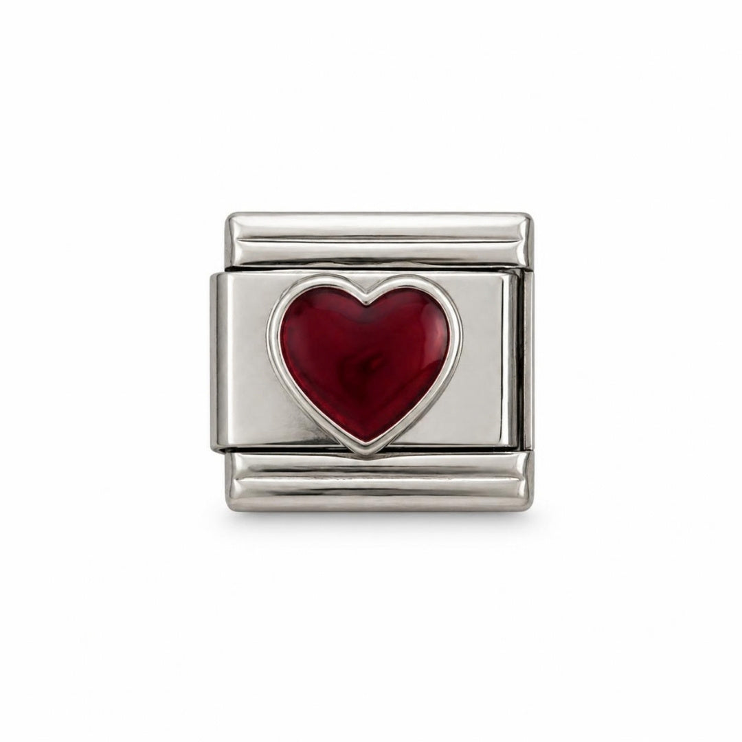 Charm Coração NONNA em fundo branco