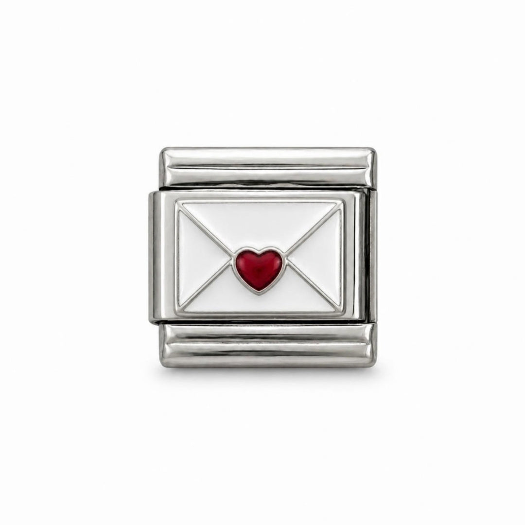 Charm Carta de Amor NONNA em fundo branco