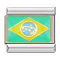 Charm Bandeira do Brasil NONNA