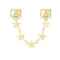 Charm Corrente de Estrelas Dourada NONNA
