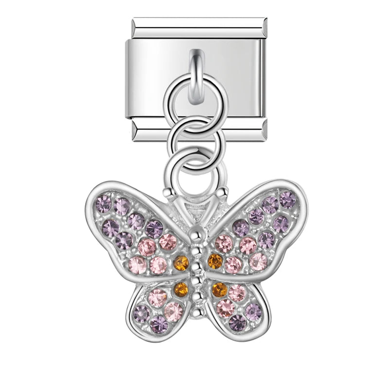 Pingente Borboleta Cravejada NONNA