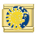 Charm Sol e Lua Dourado
