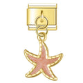 Pingente Estrela do Mar Rosa NONNA