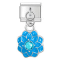 Pingente Flor Turquesa NONNA