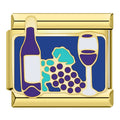 Charm Vinho e Uvas