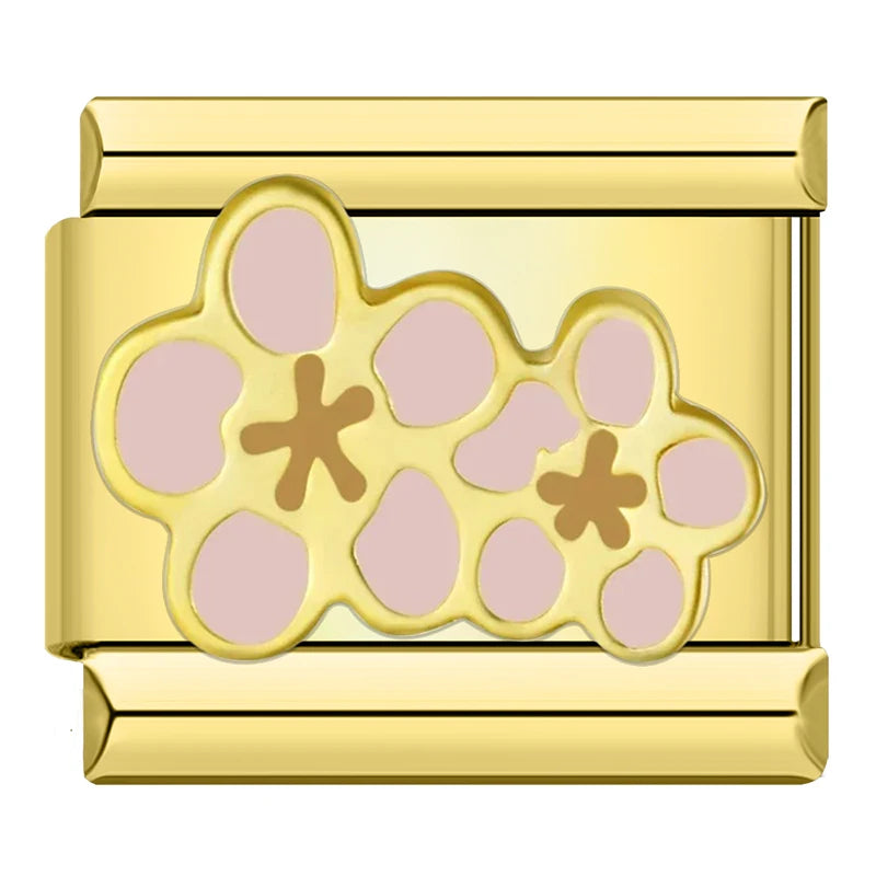 Charm Florzinhas Rosa